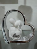 Bongelli preziosi Scultura Cuore Bianca Argento 14x14