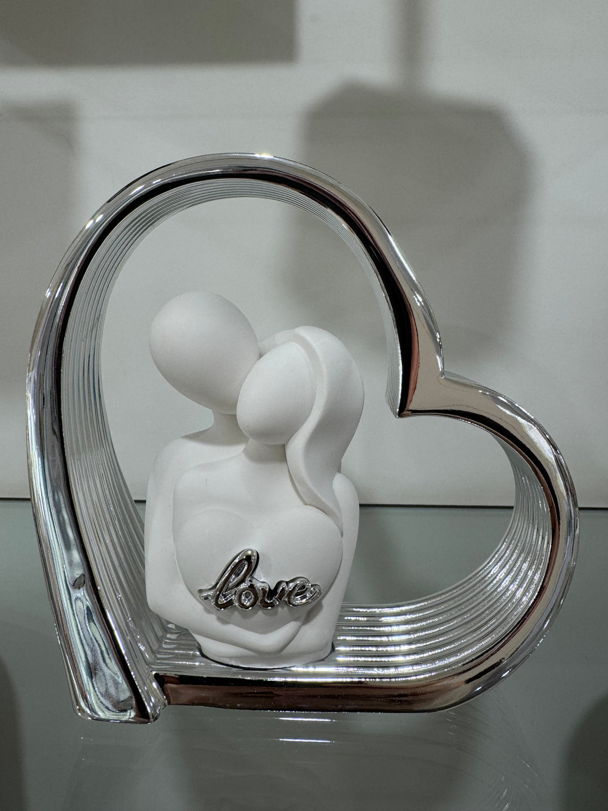 Bongelli preziosi Scultura Cuore Bianca Argento 14x14