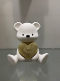 Bongelli Preziosi Orsetto bianco / oro h 15