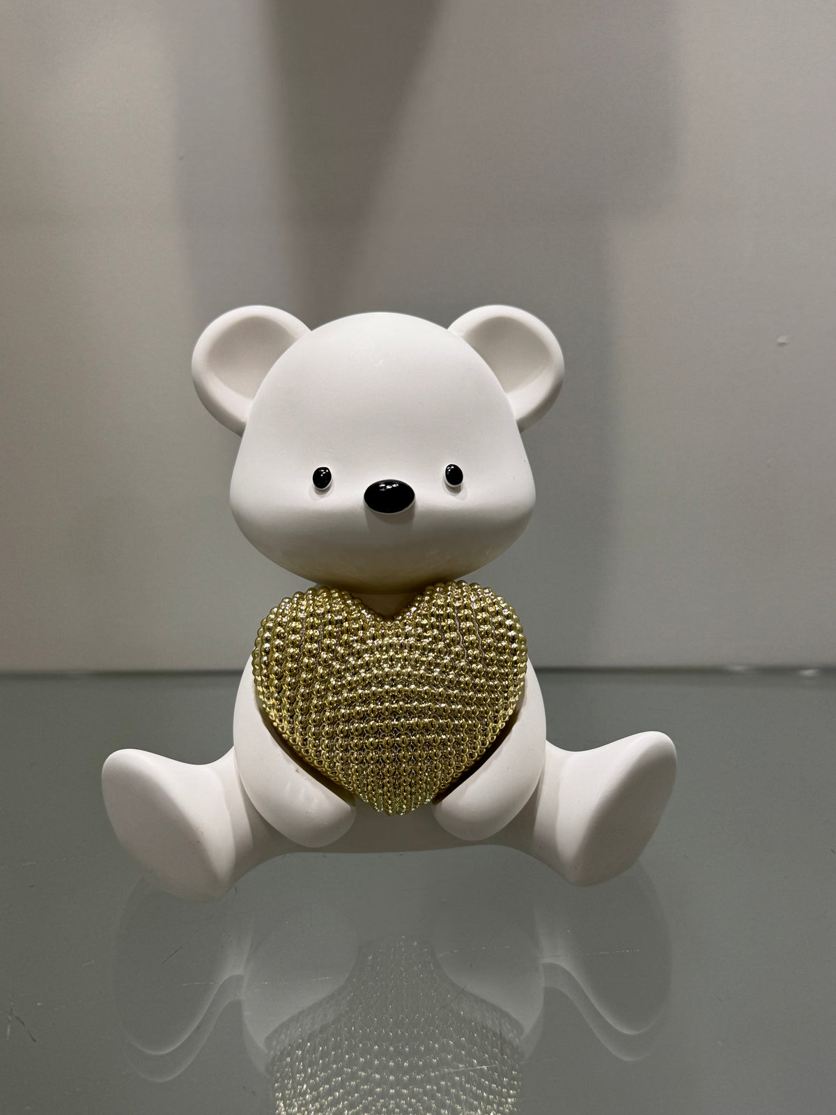 Bongelli Preziosi Orsetto bianco / oro h 15