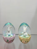Fantin Argenti set 2 boule de neige conigli