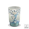 LAMPADA VOLPI E CERBIATTI AZZURRA RICARICA USB CM. Ø10 H15,5 Fantin