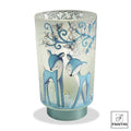 LAMPADA VOLPI E CERBIATTI AZZURRA RICARICA USB CM. Ø12 H20,5 Fantin