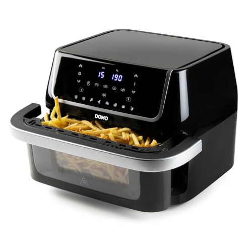 DOMO DO544FR - Friggitrice ad aria con finestra , 10 l, 1800 W