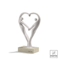 INNAMORATI CUORE BIANCHI BASE TORTORA CM.10,5XH18 Fantin