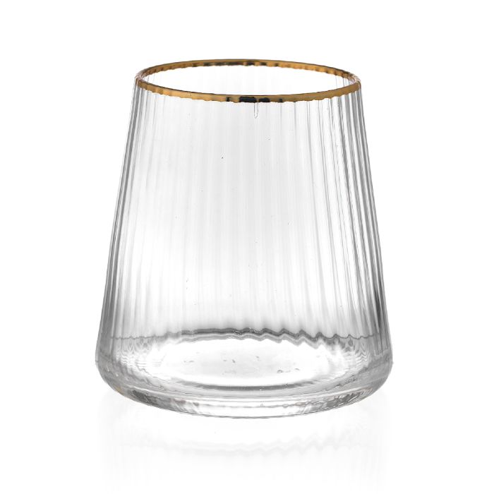 Evviva Set 6 tumbler 400 ml filo oro