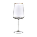 Evviva Set 6 calici vino 500 ml filo oro