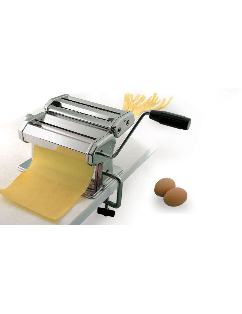 MACCHINA PASTA CON MAXI RULLO DI CM 18 IN ACCIAIO INOX Brandani