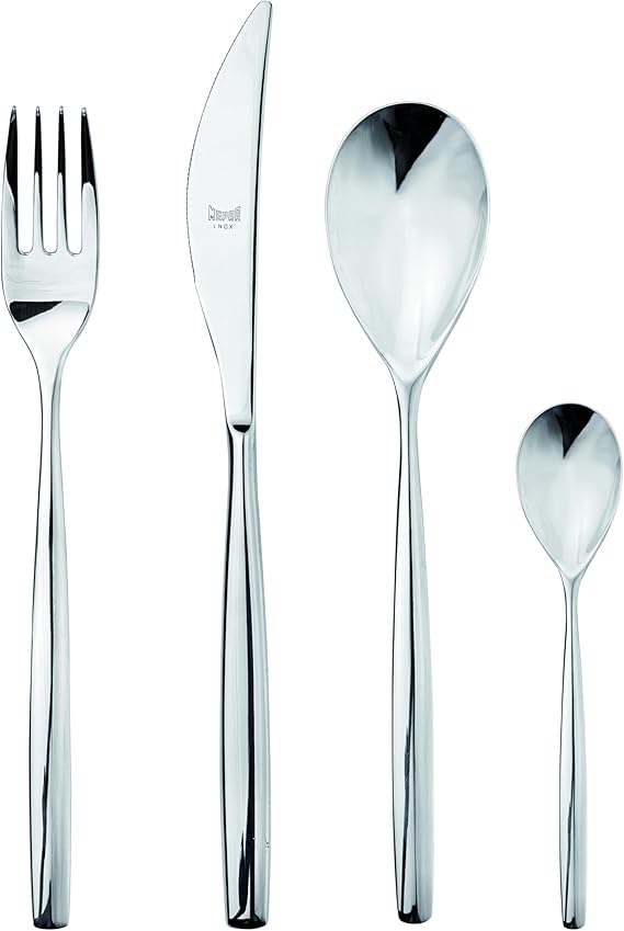Servizio posate 24 pezzi per 6 persone in acciaio inox mod. Stiria Mepra