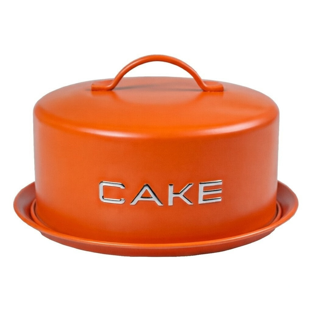 Evviva Company Vintage • Tortiera con manico – metallo arancio