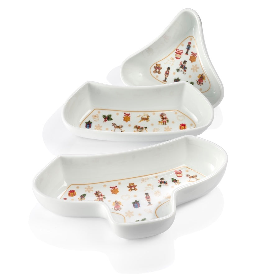 Weissestal Set 3 pezzi Antipastiera 39cm Toys Natale