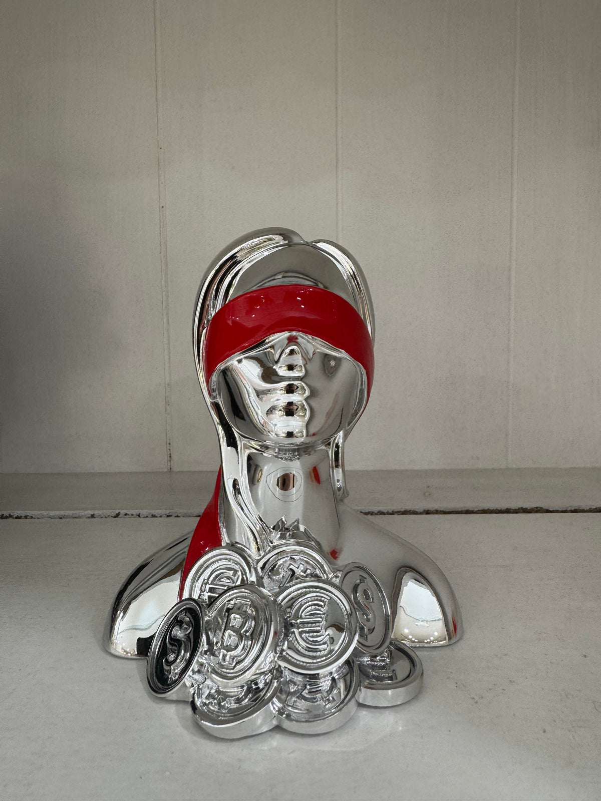 Bongelli preziosi Dea Bendata 12x15  Argento Fascia Rossa