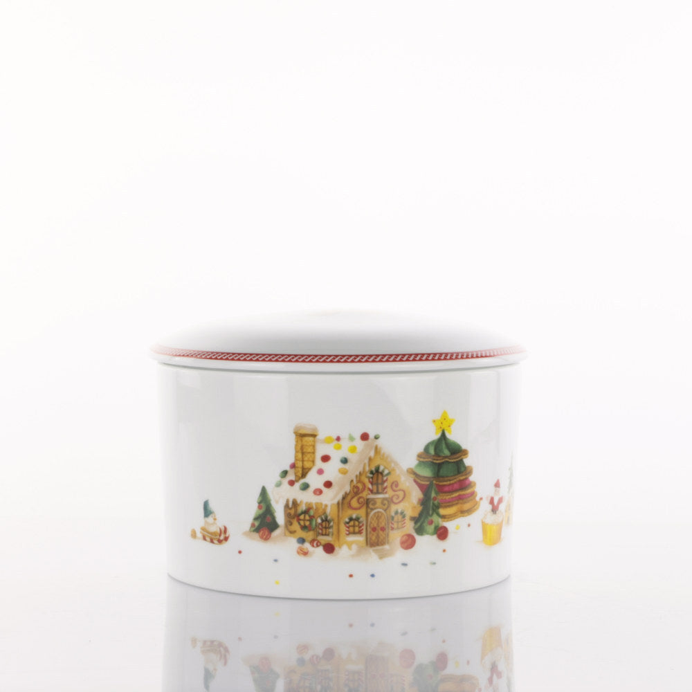 Biscottiera 22xh16cm Sweet Natale Weissestal