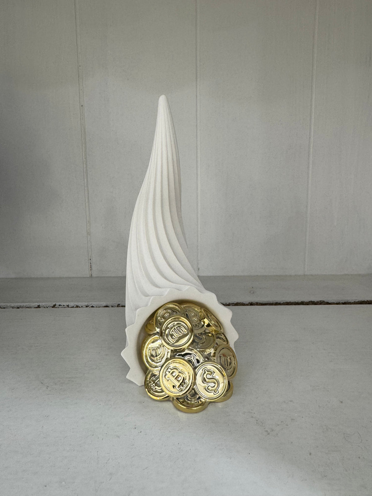 Bongelli Preziosi Cornucopia h 14 Bianca oro