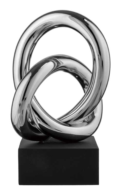 Bongelli preziosi piccola Scultura in marmorino collezione Nodi h 15