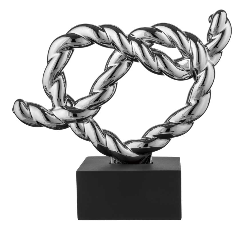Bongelli preziosi piccola Scultura in marmorino collezione Nodi 13x15