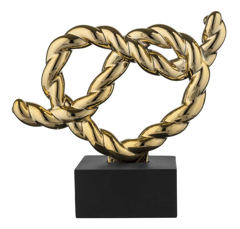 Bongelli preziosi piccola Scultura in marmorino collezione Nodi 13x15