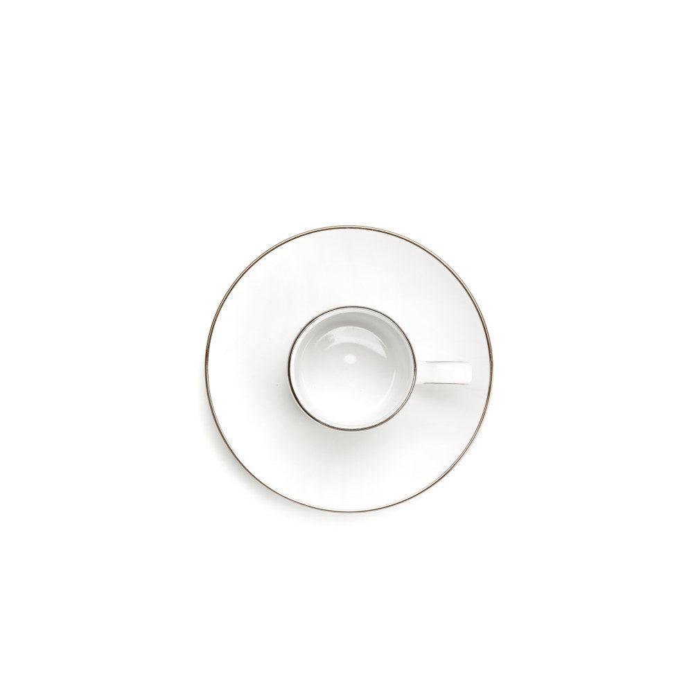 Weissestal  set 2 tazze caffe' Domus Platin Line