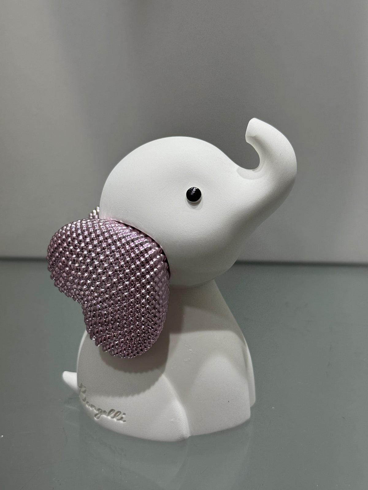 Bongelli Preziosi Elefante h 10 Bianco rosa