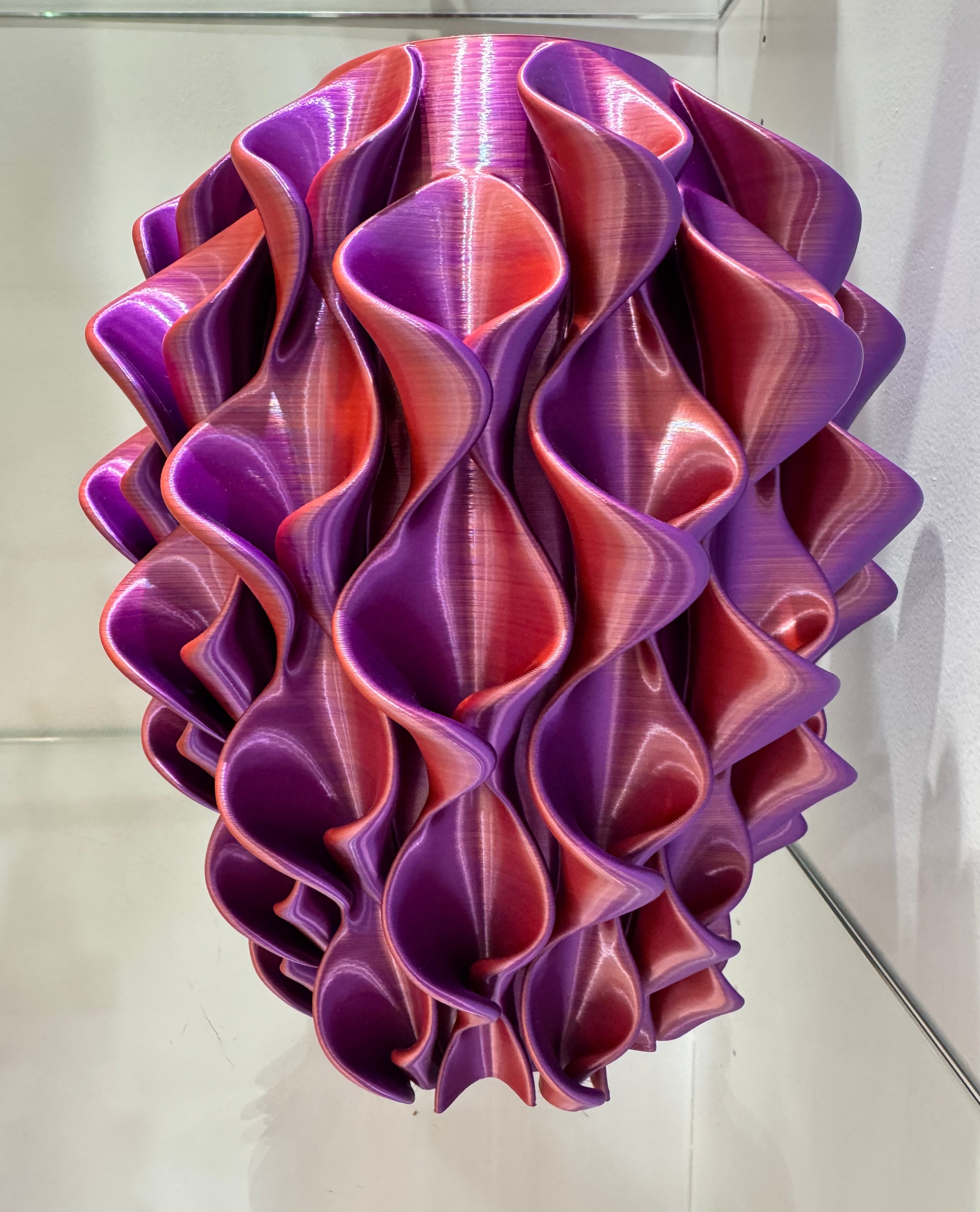 Melaverde Vaso fiore  Viola Bicolore in pla