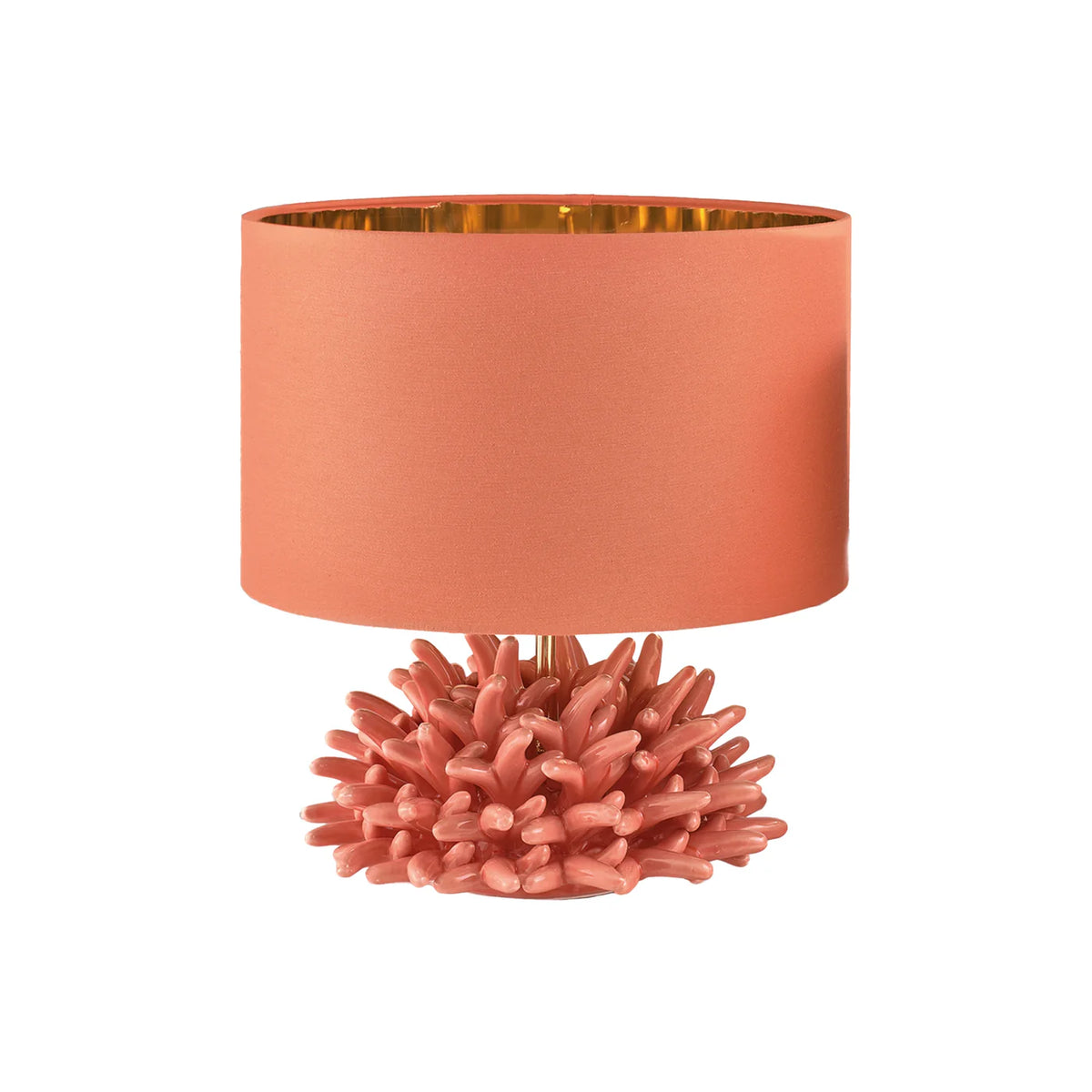 Melaverde Lume Corallo Attinia colore pesca  h. cm. 40