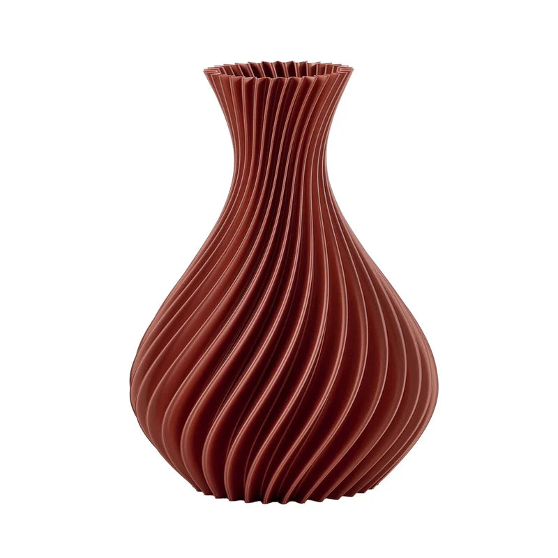 Melaverde Vaso Spirale Smeraldo H 26 cm. in Pla