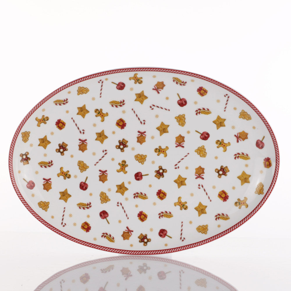 Vassoio Ovale 36cm Sweet Natale Weissestal