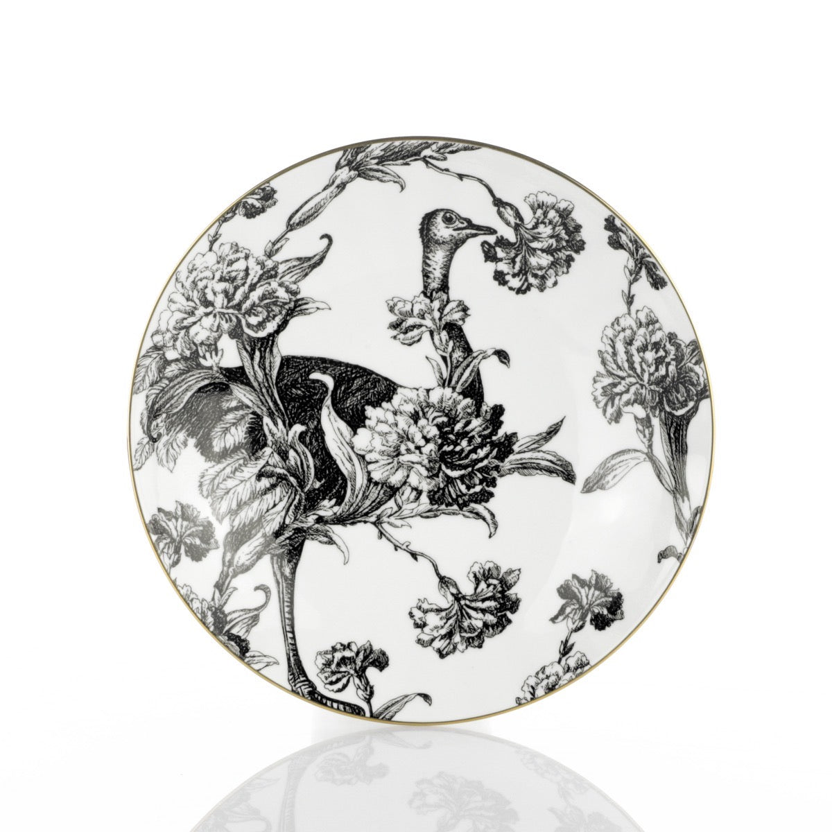 Piatto Fondo 23cm Tangerine Garden Souvenirs de Voyage by Simone Guidarelli Weissestal