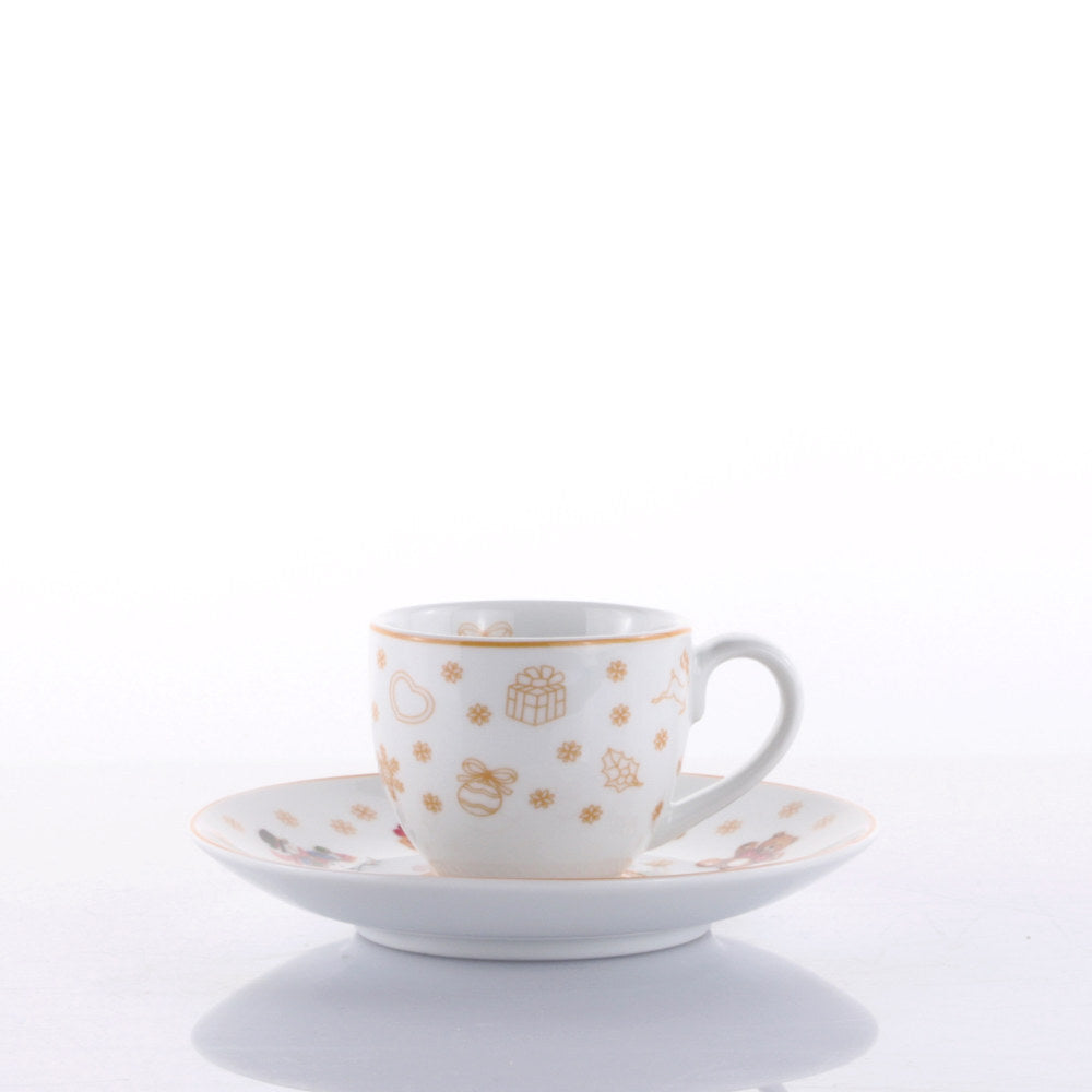 Set 2 Tazze Caffe' c/p Toys Natale Weissestal