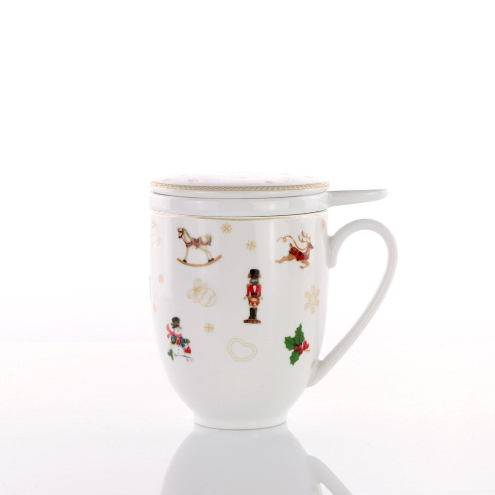 Tisaniera con filtro e coperchio Toys Natale Weissestal