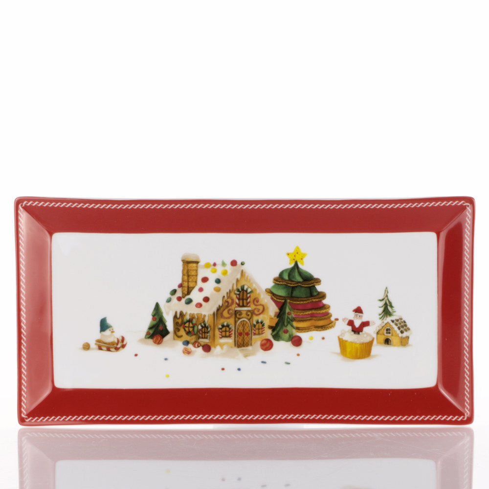 Vassoio Rettangolare 38cm Sweet Natale Weissestal