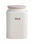 BARATTOLO SALE PORCELLANA BIANCA CTAPPO BAMBOO NATURALE BRANDANI