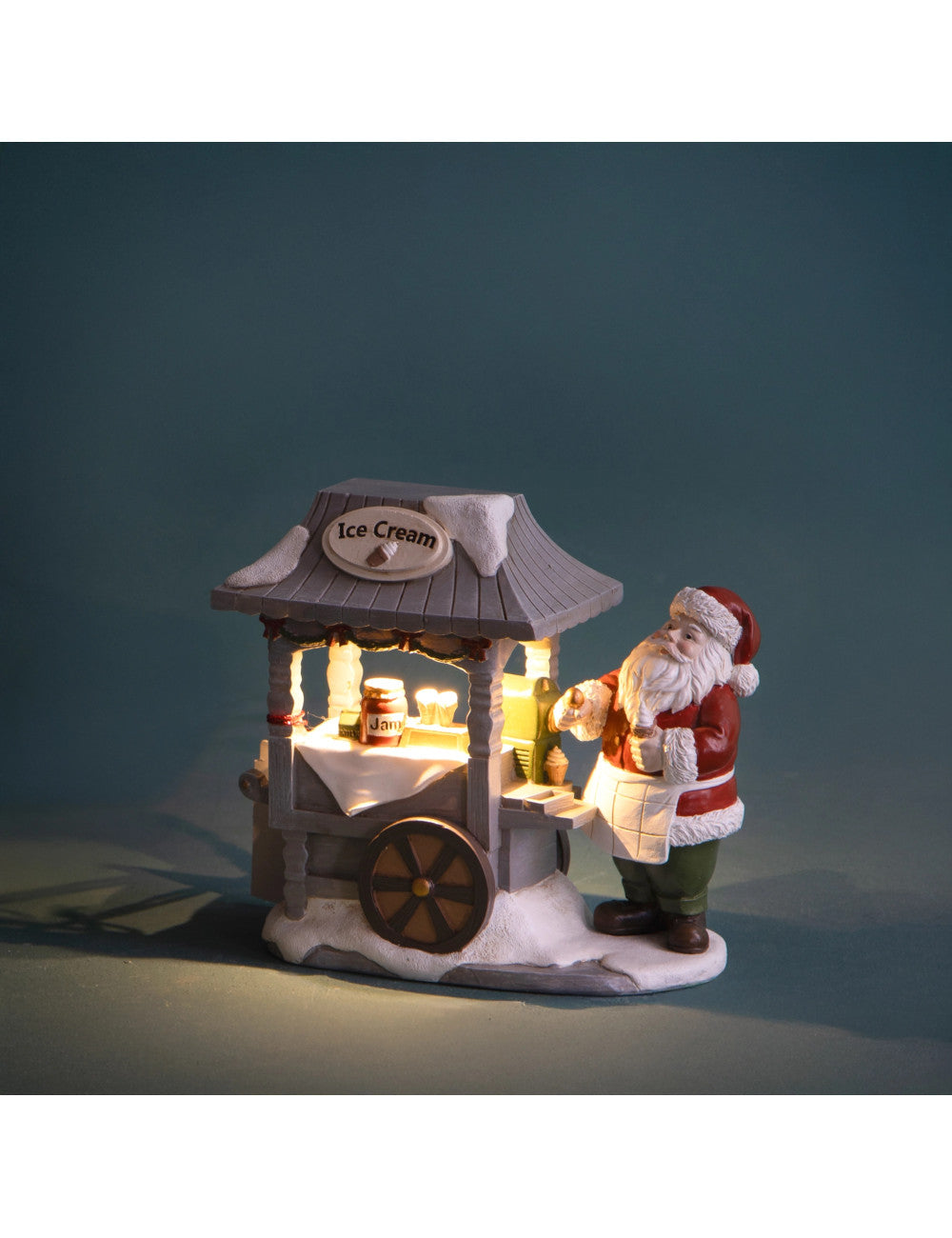 Brandani Babbo natale c/carretto Gelato