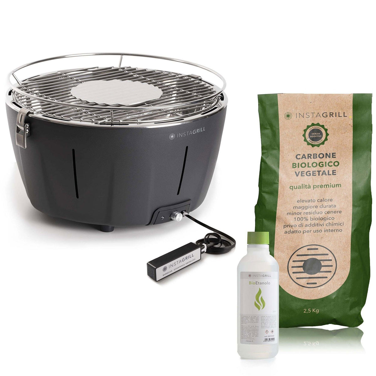 Barbecue InstaGrill Smokeless antracite