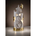 Bongelli Lampada a led piccola con sacra famiglia e stelle (Oro) - 4W - 3000k Luce Calda