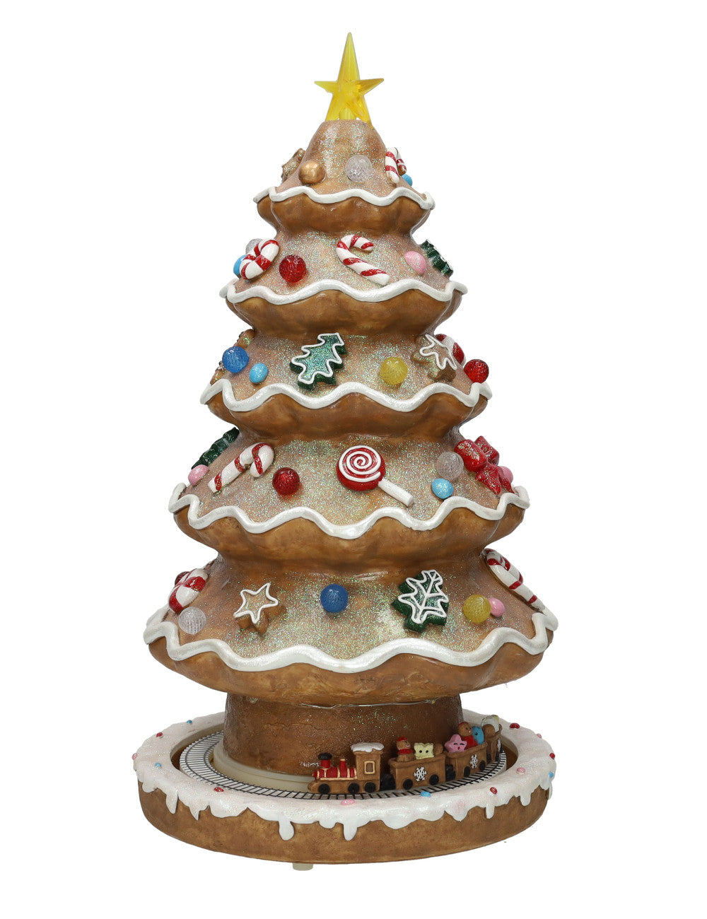 Brandani CARILLON ALBERO PANDIZENZERO C/MUSICA LUCI E MOVIMENTO RESIN