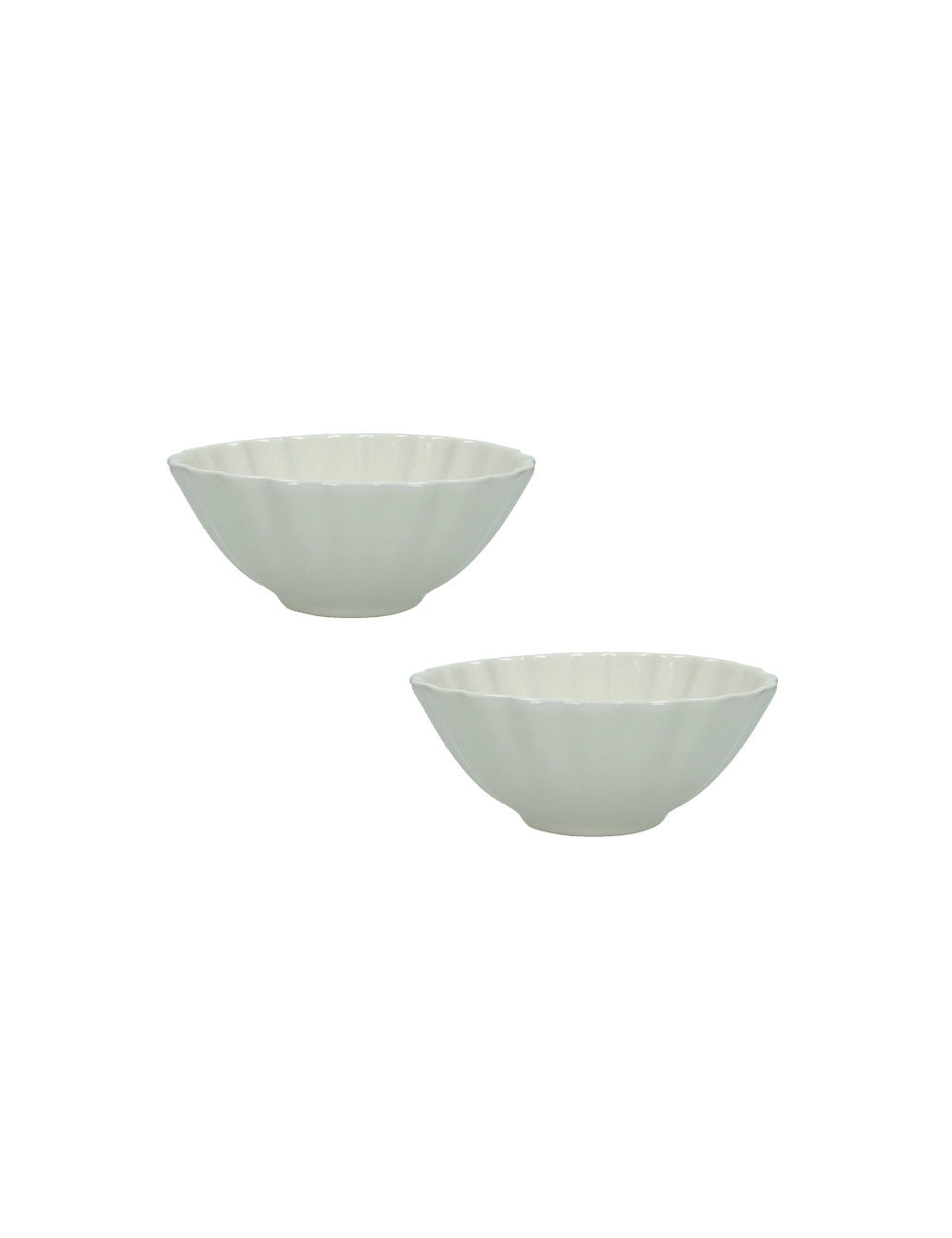 Brandani CIOTOLA CALIPSO AVORIO SET 2 PZ STONEWARE