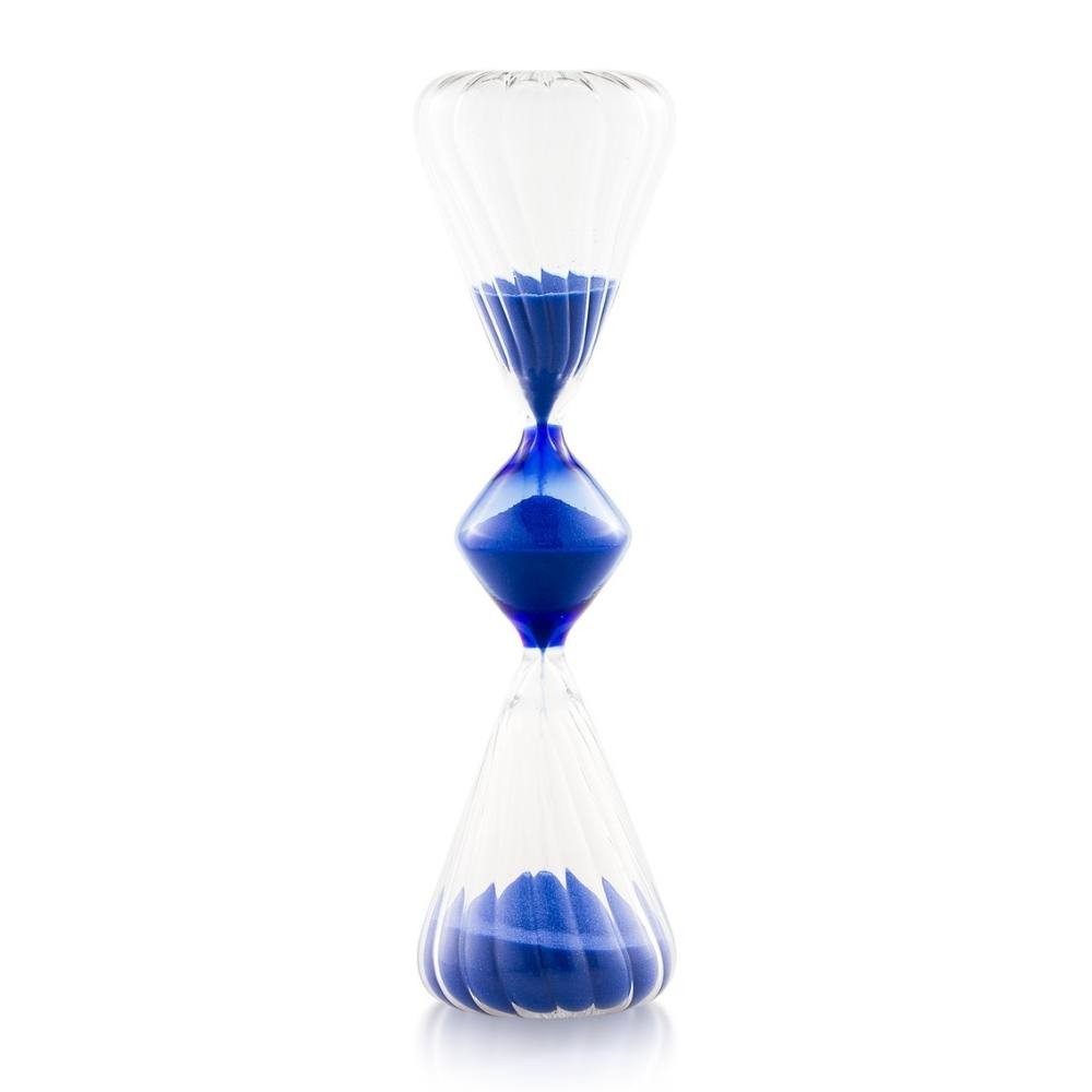 Clessidra con pallina blu 7,3x27 cm Momentum Emo