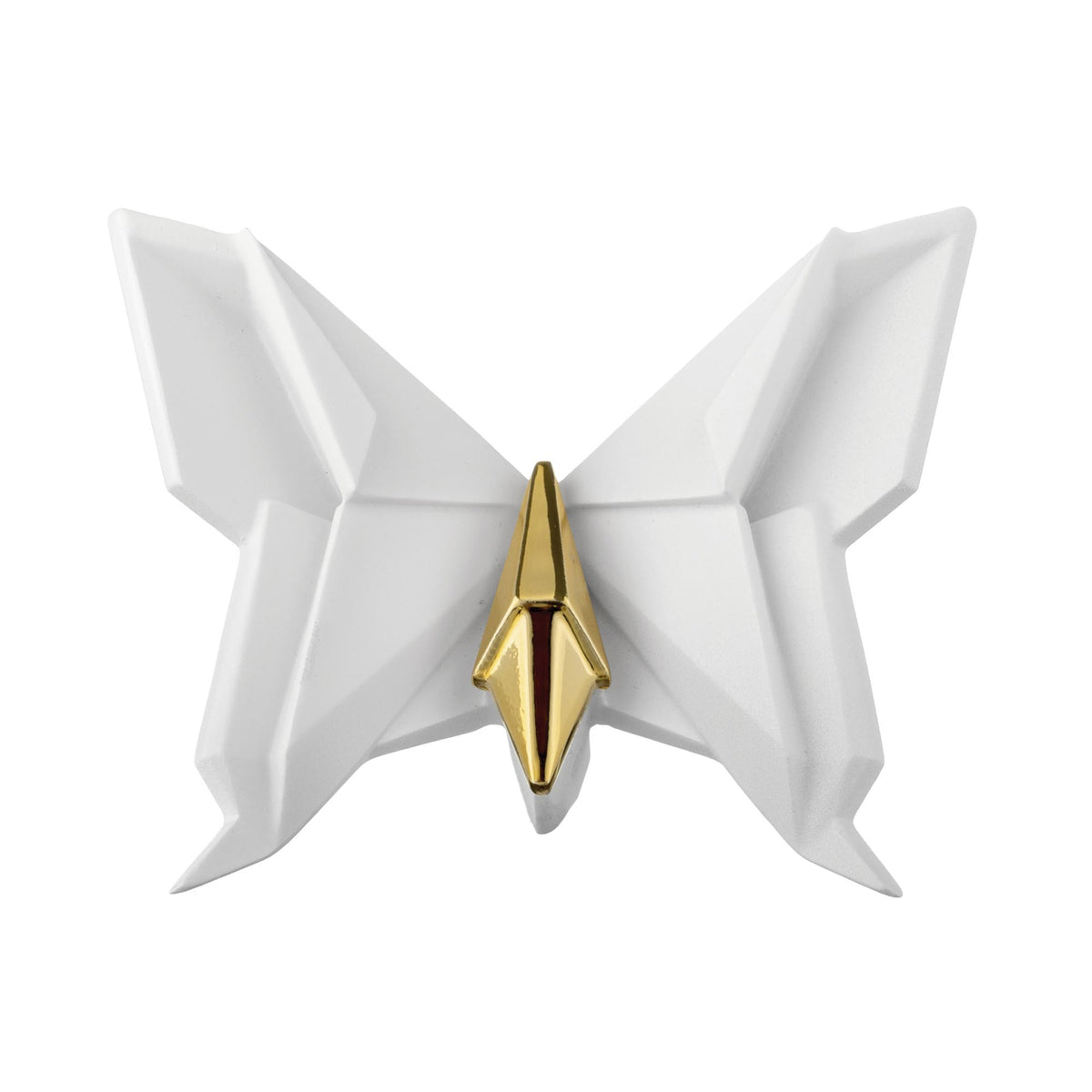 Bongelli preziosi Scultura piccola moderna in marmorino Farfalla Origami h 16