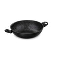 Saltapasta wok 2 maniglie Granitica Extra Induction Barazzoni cm. 32