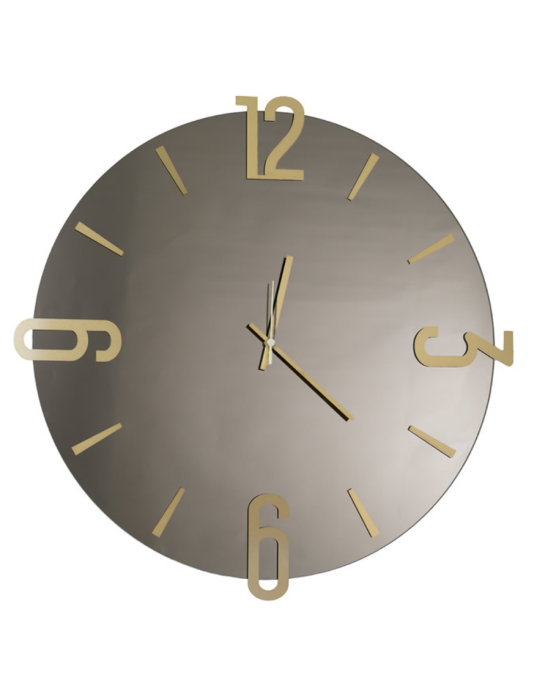 Ceart Orologio specchio Alfa diametro cm. 60 - oro metalizzato