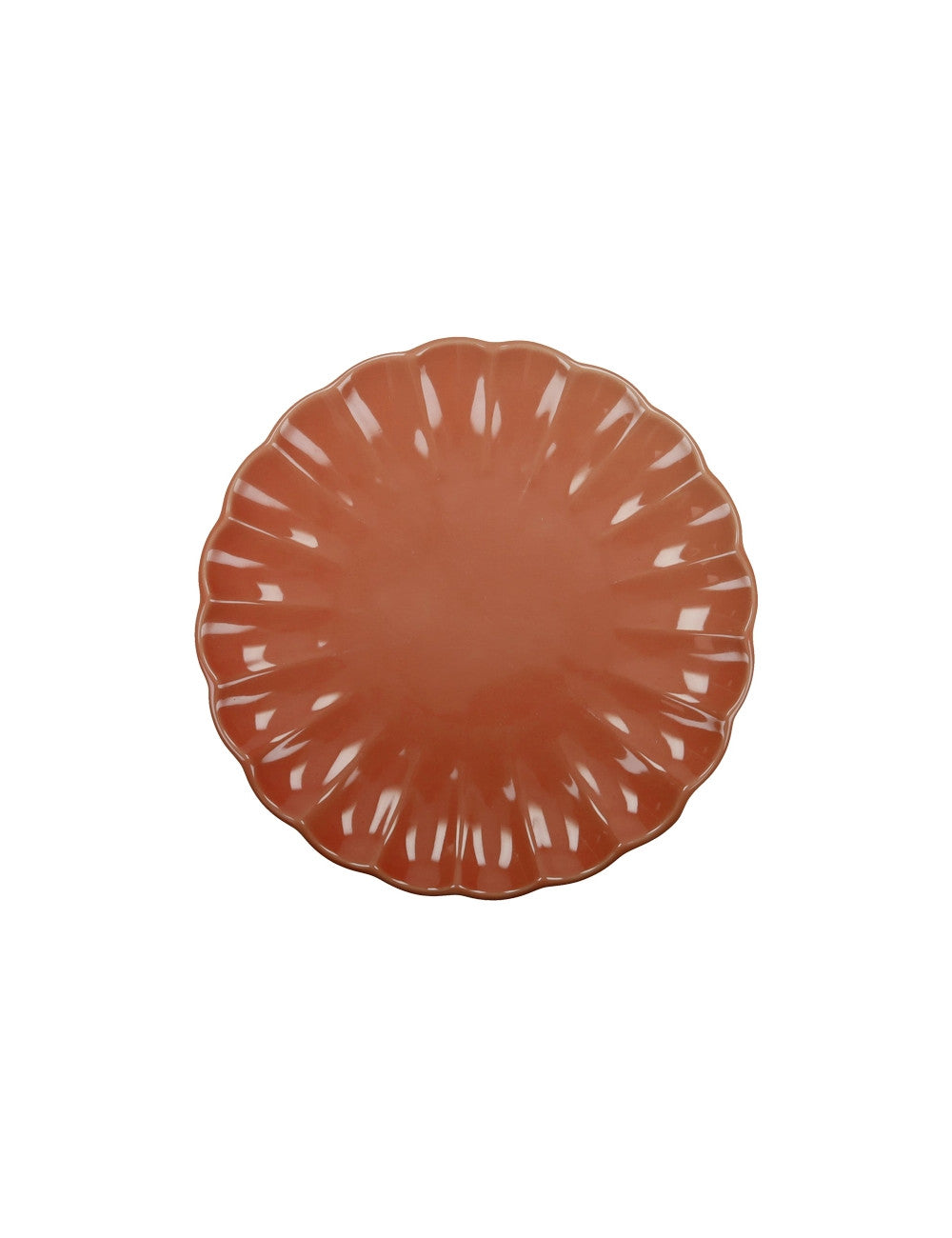 Brandani PIATTO PIANO CALIPSO ARANCIONE STONEWARE