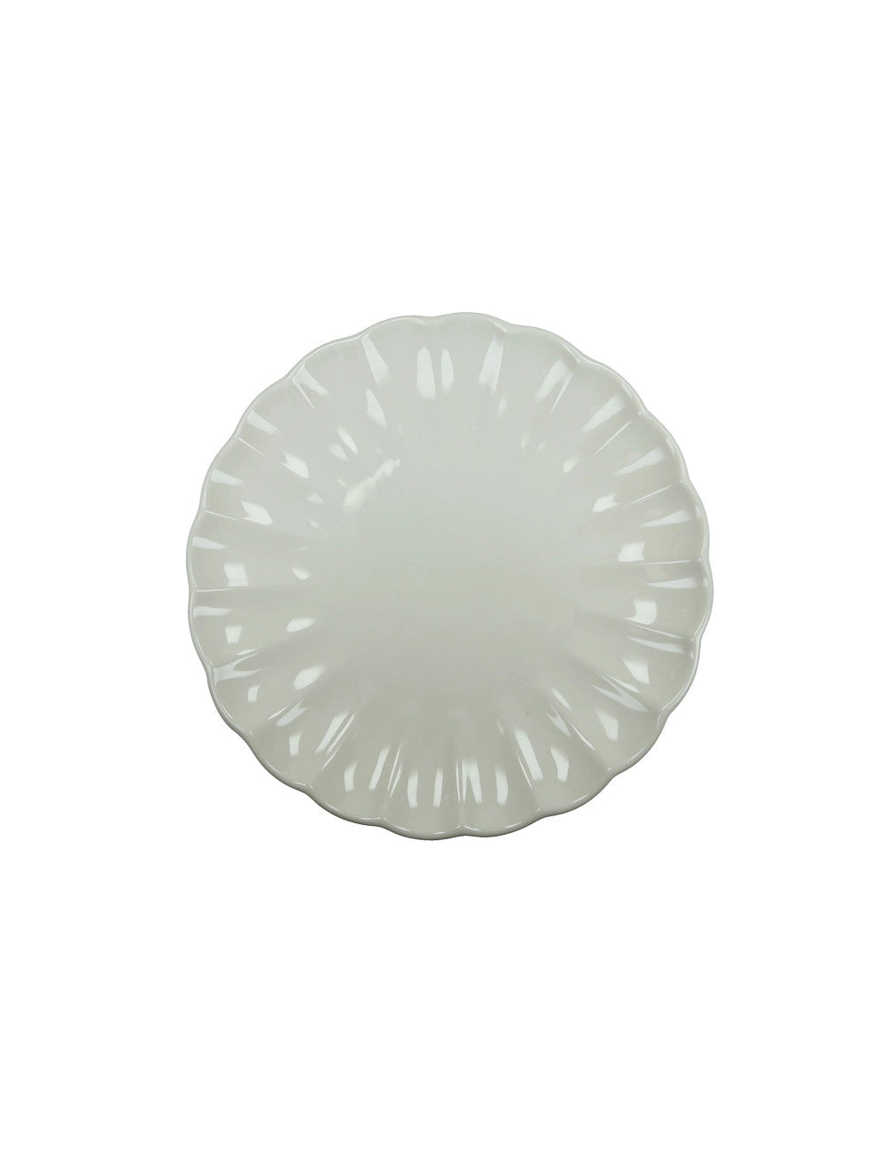 Brandani PIATTO PIANO CALIPSO AVORIO STONEWARE