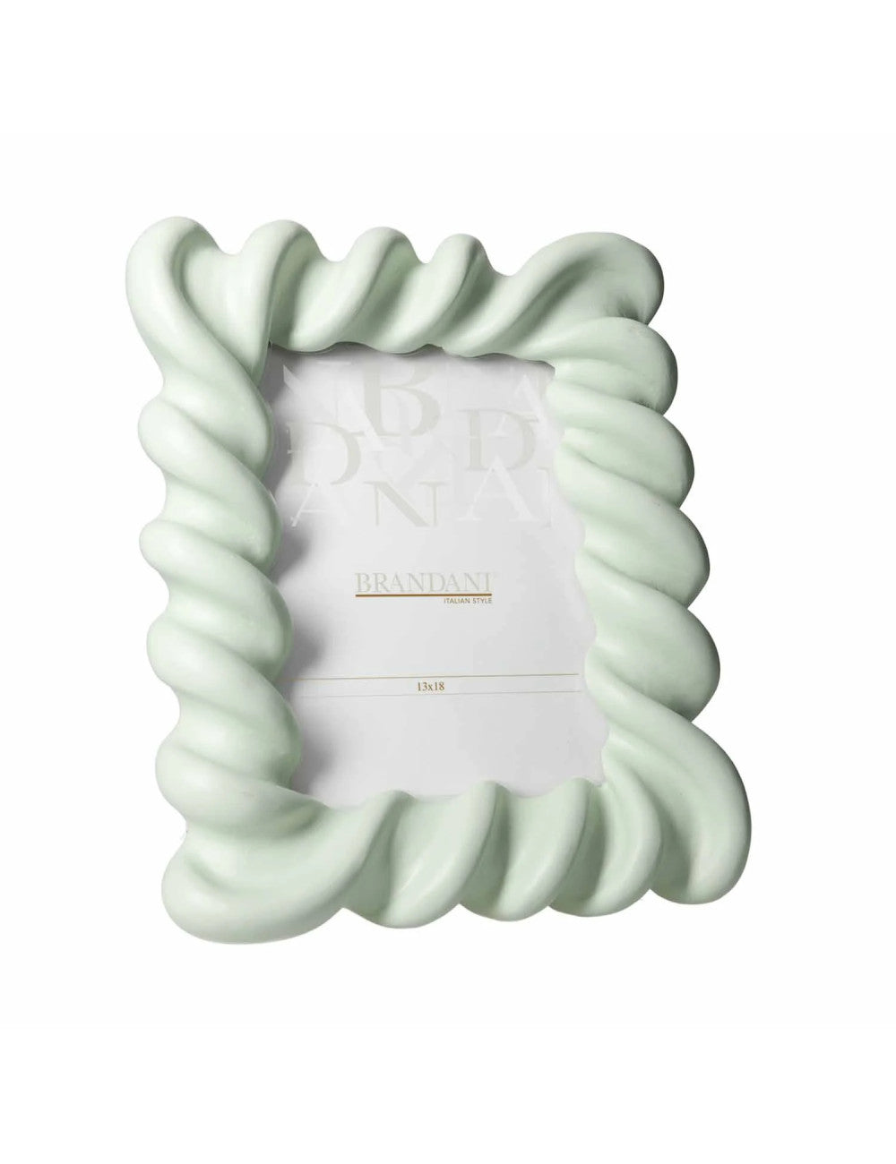 Brandani PORTAFOTO CANDY VERDE ACQUA POLIRESINA INTERNO 13X18