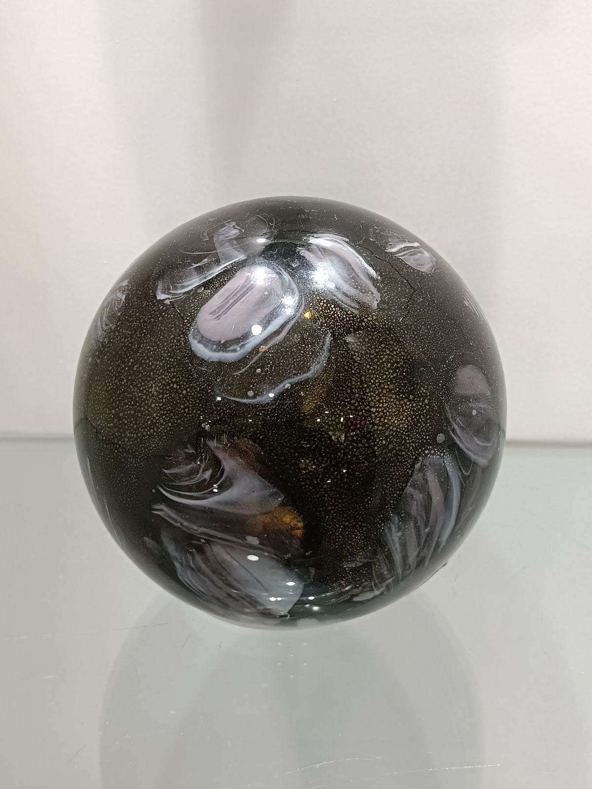 Fantin Argenti Lampada led Sfera Marmoreo Diam. 12 x h 11,5