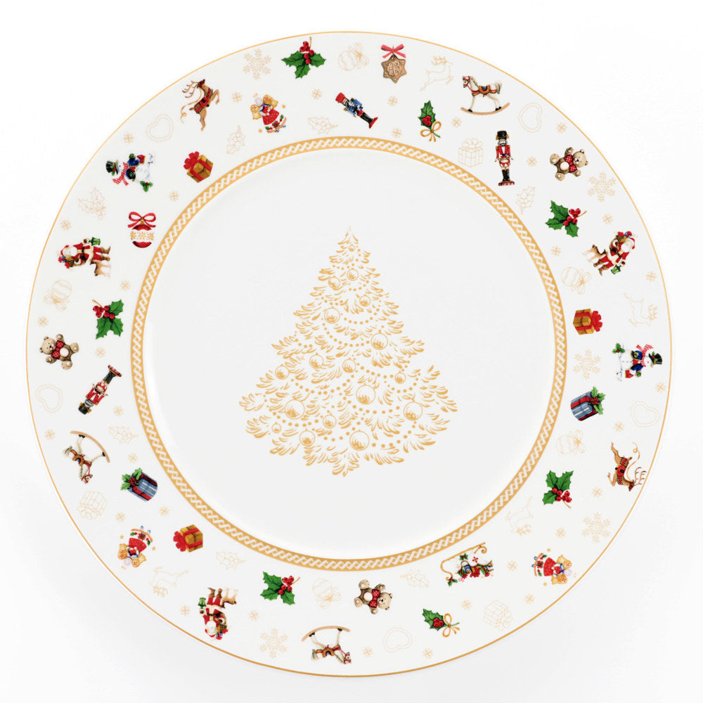 Piatto Tondo 31cm Toys Natale Weissestal